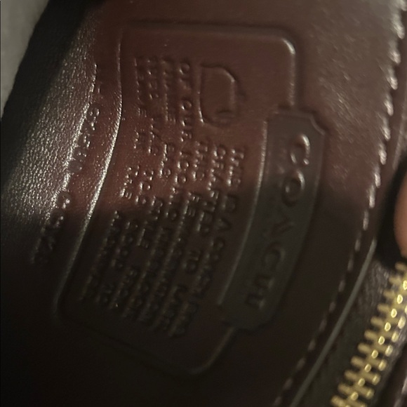 Coach Blackcurrant Leather Kisslock 16 Frame Bag 👛 - Picture 8 of 9